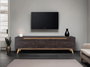 Hanah Home Soporte para TV D1 - 1009 Negro y Nogal